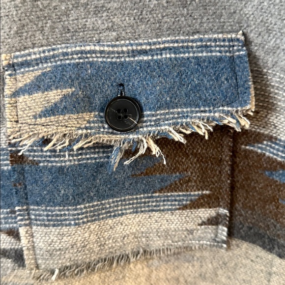 Aztec Patterned Button-Up Jacket - Picture 2 of 5